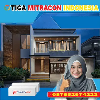 Rumah tinggal dengan bata ringan Priority